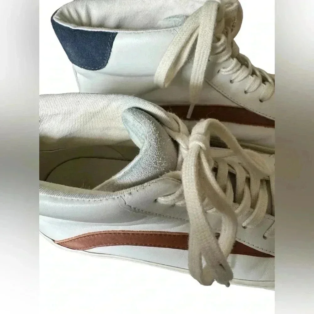 Madewell Sidewalk High-Top Sneakers in Colorblock unisex women’s 8 mens 6.5
